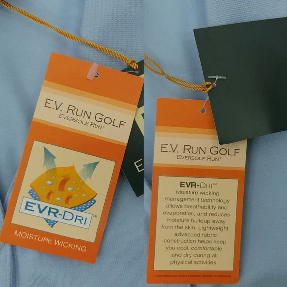 EvRun Golf Landstar Logo Polo Shirt Womens XL Eversole Run Wicking Tennis NEW - Picture 11 of 12